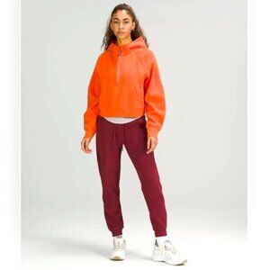 2022 $128 Lululemon Scuba High Rise active casual Jogger MLWI Mulled Wine Red 2